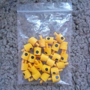 Pack of 25 Lego Thin Spray Paint Caps Male Valve for Female Cans Graffiti Art
